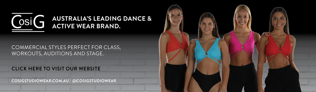 CosiG - leading Australian dance and active wear brand